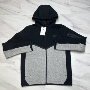 Nike Tech Fleece Windrunner 'Black - Grey' Hoodie HV0949-011 Multi-Size
